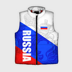 Женский жилет RUSSIA - SPORTWEAR - ТРИКОЛОР, цвет: 3D-красный
