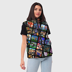 Женский жилет ROBLOX СЮЖЕТЫ, цвет: 3D-черный — фото 2