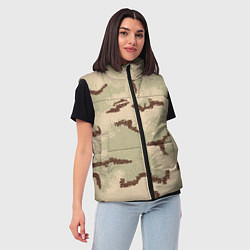 Женский жилет Камуфляж American 3Color Desert PE, цвет: 3D-черный — фото 2