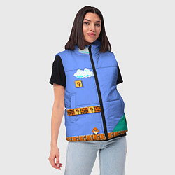 Женский жилет Марио дизайн, цвет: 3D-красный — фото 2