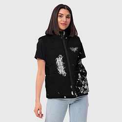 Женский жилет Velial squad паттерн рук, цвет: 3D-черный — фото 2