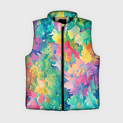 Женский жилет Летняя экспрессия, цвет: 3D-черный