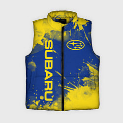 Женский жилет SUBARU - СУБАРУ БРЫЗКИ КЛАССИЧЕСКИЕ, цвет: 3D-светло-серый