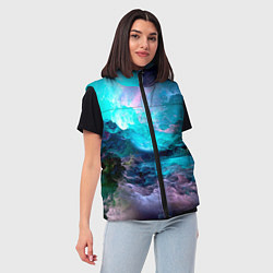 Женский жилет МОРСКОЙ ШТОРМ, цвет: 3D-светло-серый — фото 2
