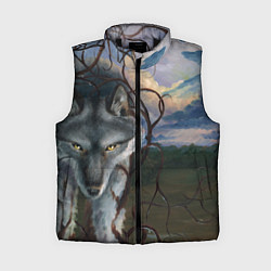 Женский жилет IN COLD wolf without logo, цвет: 3D-черный