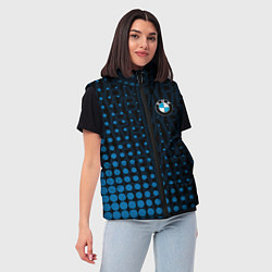 Женский жилет Bmw Паттерн, цвет: 3D-черный — фото 2