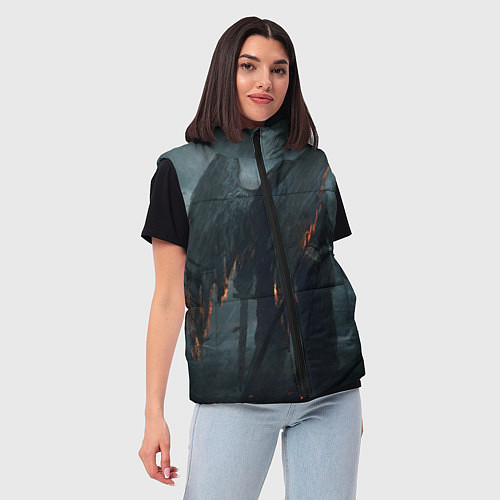 Женский жилет Leos Падший Ангел Одиночества / 3D-Светло-серый – фото 3