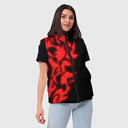 Женский жилет КРАСНЫЙ ЩИТ ПРОКЛЯТЫЙ, цвет: 3D-светло-серый — фото 2