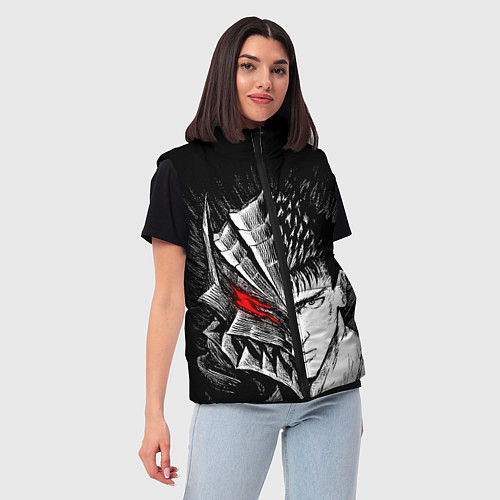 Женский жилет БЕРСЕРК ГАТС И ДОСПЕХИ / 3D-Черный – фото 3