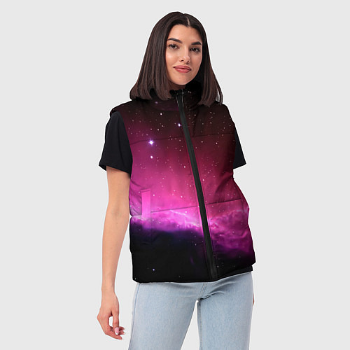 Женский жилет Night Nebula / 3D-Черный – фото 3