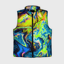 Женский жилет The Poisonous Palette, цвет: 3D-черный