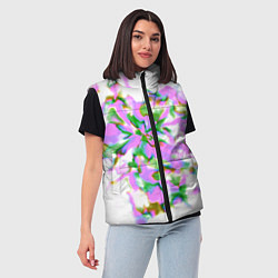 Женский жилет Разноцветный взрыв, цвет: 3D-черный — фото 2