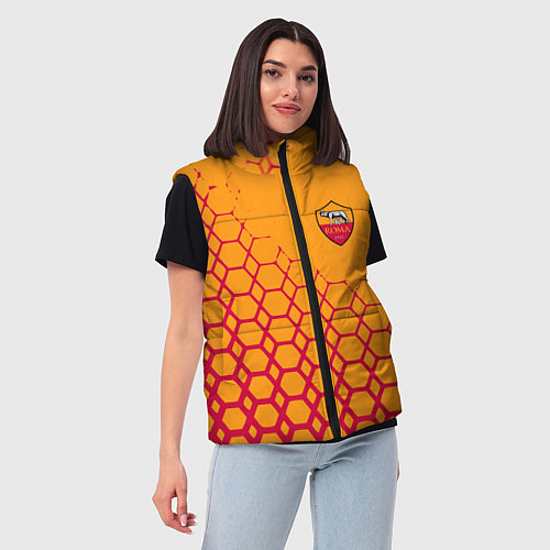 Женский жилет Рома соты / 3D-Черный – фото 3