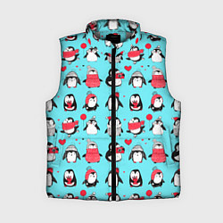 Женский жилет PENGUINS ON THE POSITIVE, цвет: 3D-светло-серый