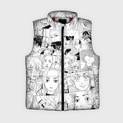 Женский жилет Tokyo Revengers паттерн, цвет: 3D-красный