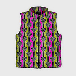 Женский жилет Striped multicolored pattern Сердце
