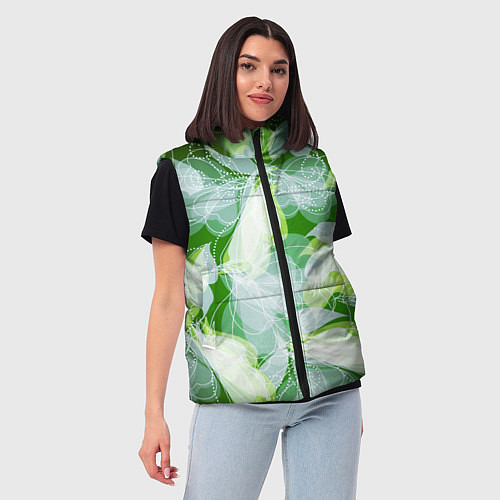 Женский жилет Воздушное настроение / 3D-Черный – фото 3