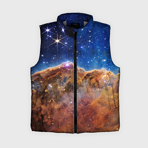 Женский жилет Туманность Киля фото НАСА / 3D-Светло-серый – фото 1