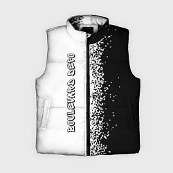 Женский жилет Рэпер Boulevard Depo в стиле граффити, цвет: 3D-черный