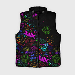 Женский жилет League Of Legends неон - Arcane logo, цвет: 3D-светло-серый