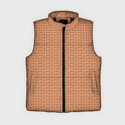 Женский жилет Кофейные плитки