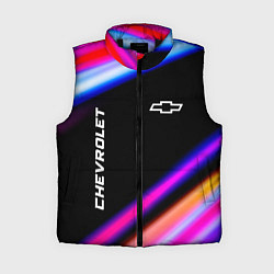 Женский жилет Chevrolet speed lights, цвет: 3D-черный
