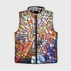 Женский жилет Объёмный витраж
