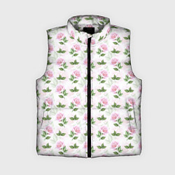 Женский жилет Садовые розы, паттерн