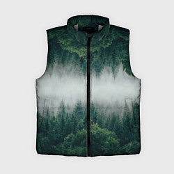 Женский жилет ЗЕРКАЛЬНЫЙ ТУМАННЫЙ ЛЕС
