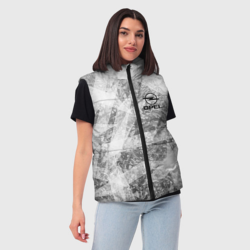 Женский жилет Opel - sport / 3D-Черный – фото 3