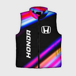 Женский жилет Honda speed lights, цвет: 3D-черный