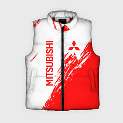 Женский жилет Mitsubishi - красная текстура, цвет: 3D-красный