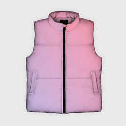 Женский жилет Градиент - розовая пастель