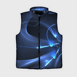 Женский жилет Свечение - абстракция, цвет: 3D-светло-серый