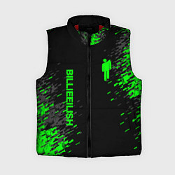 Женский жилет Билли Айлиш зелёная краска, цвет: 3D-красный