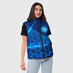 Женский жилет Napoli Соты абстракция, цвет: 3D-красный — фото 2