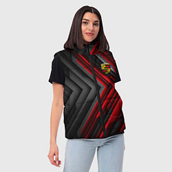 Женский жилет Porsche строгий стиль, цвет: 3D-красный — фото 2