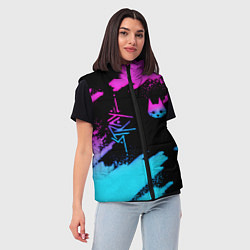 Женский жилет Stray neon, цвет: 3D-черный — фото 2