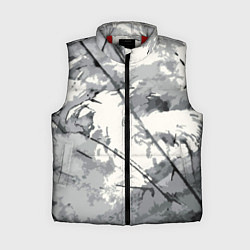 Женский жилет Белый мрамом, цвет: 3D-красный