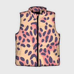 Женский жилет Пятнистый пастельный узор