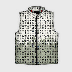 Женский жилет Halloween Symbols, цвет: 3D-красный