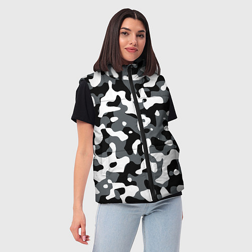 Женский жилет Камуфляж Concrete Jungle / 3D-Светло-серый – фото 3