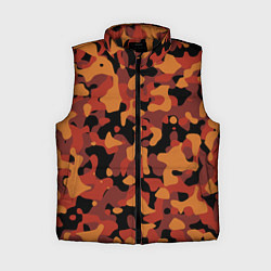 Женский жилет Камуфляж Common Orange, цвет: 3D-черный