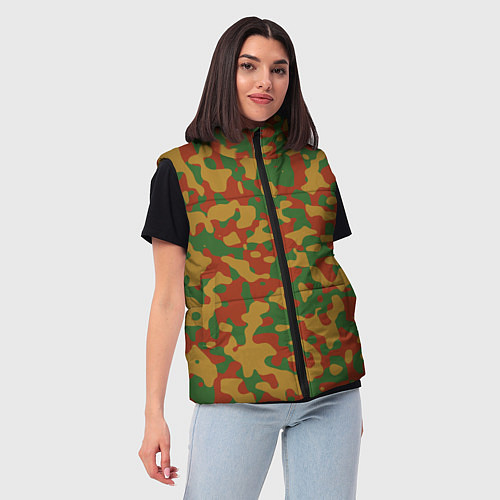 Женский жилет Камуфляж WW2 German / 3D-Черный – фото 3