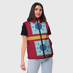 Женский жилет Луффи One Piece - Вано, цвет: 3D-красный — фото 2