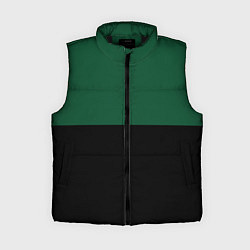 Женский жилет Серьёзный Зелёный