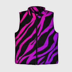 Женский жилет Неоновый паттерн линии
