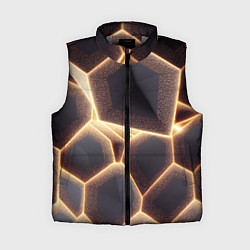 Женский жилет Сотовая лава, цвет: 3D-светло-серый