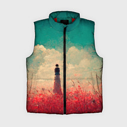 Женский жилет Благородное одиночество, цвет: 3D-красный