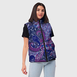 Женский жилет Морской кролик, цвет: 3D-черный — фото 2